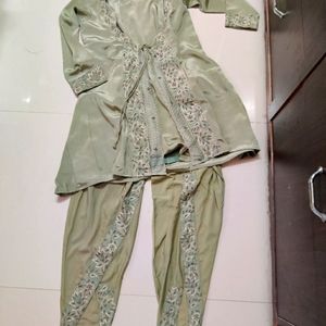 3 piece dhoti partywear suit